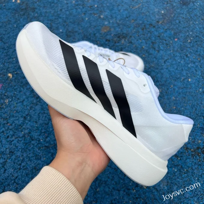 Adidas Adizero Evo SL White Black Running Shoes JH6206