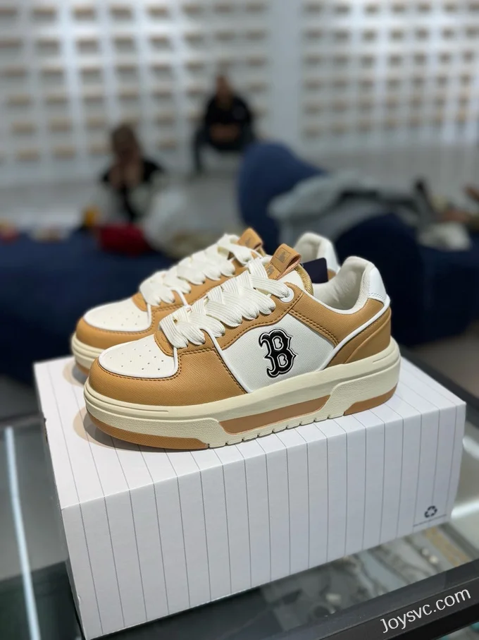 MLB Chunky Liner Beige Dad Shoes GP001