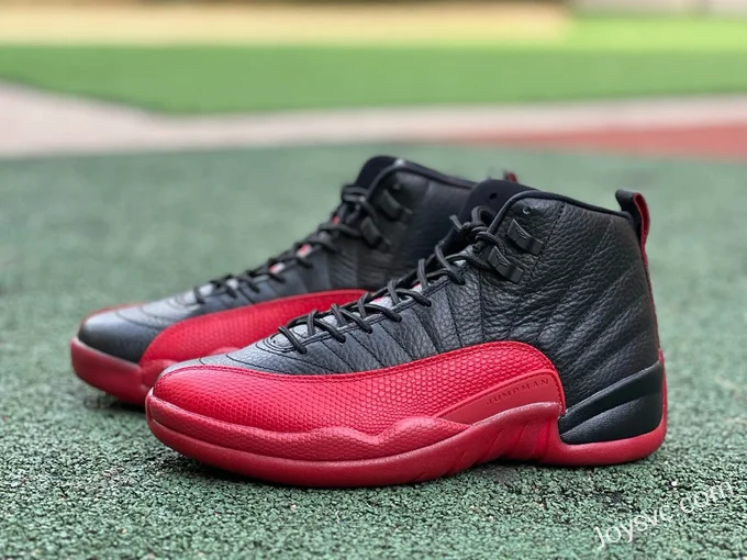 Air Jordan 12 Flu Game Black Red CT8013-002