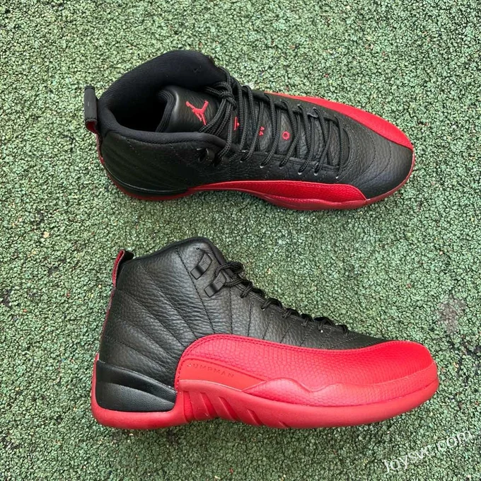 Air Jordan 12 Flu Game Black Red CT8013-002