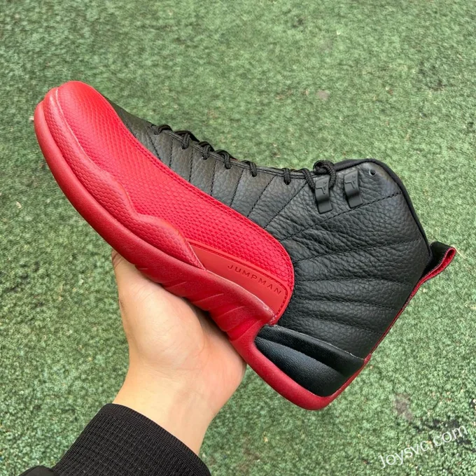 Air Jordan 12 Flu Game Black Red CT8013-002