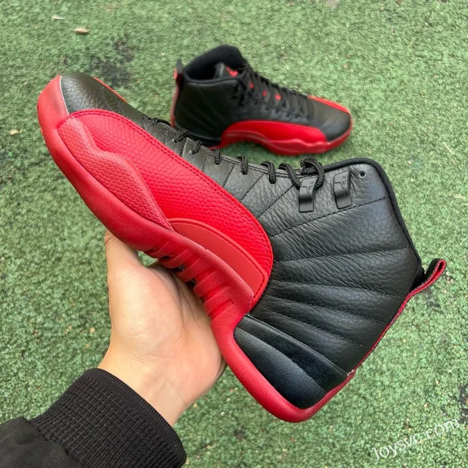 Air Jordan 12 Flu Game Black Red CT8013-002