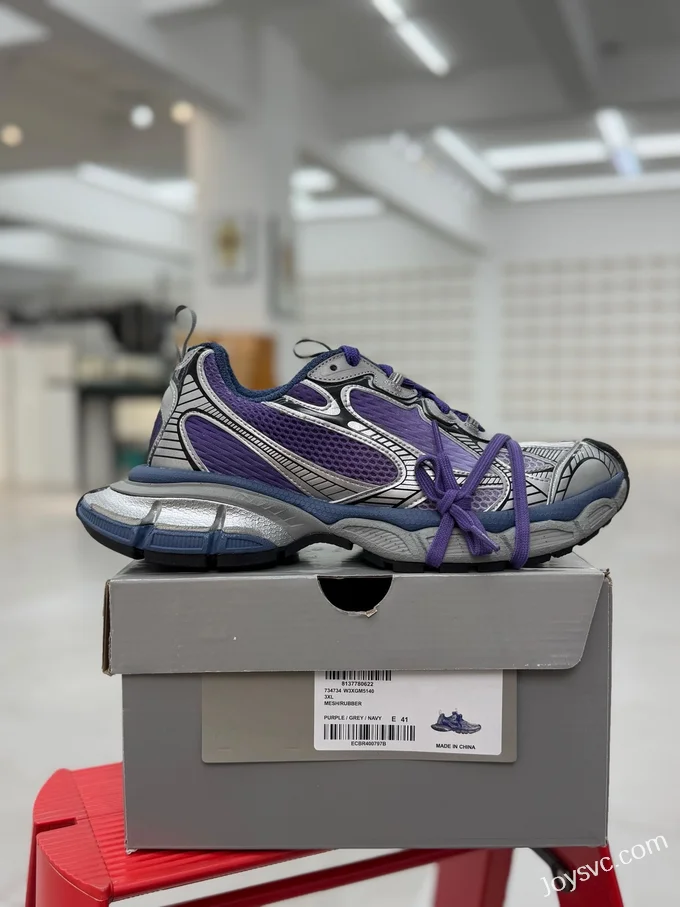 Balenciaga 3XL Grey Purple Sneakers