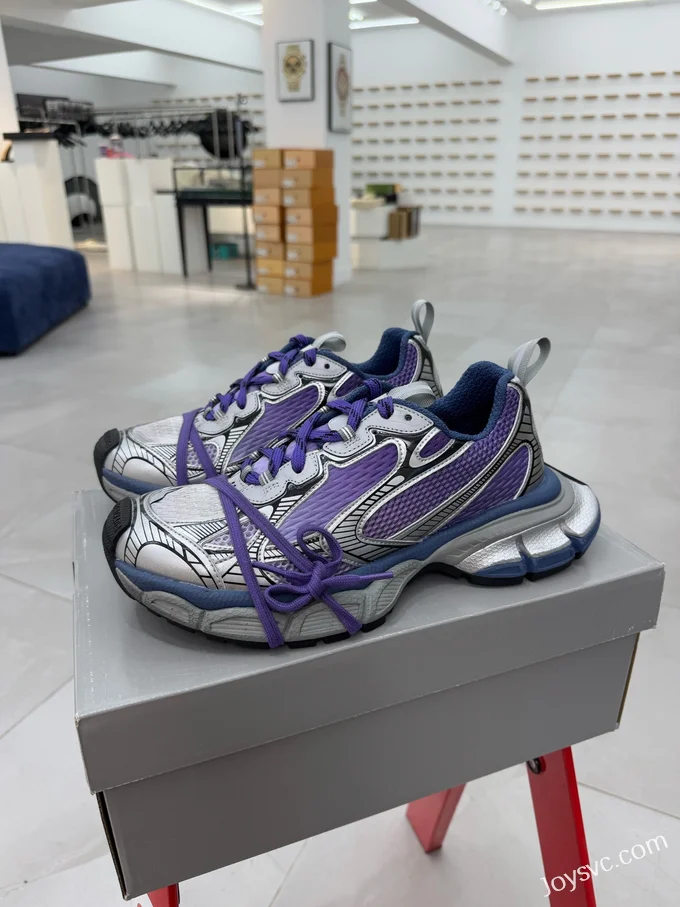 Balenciaga 3XL Grey Purple Sneakers