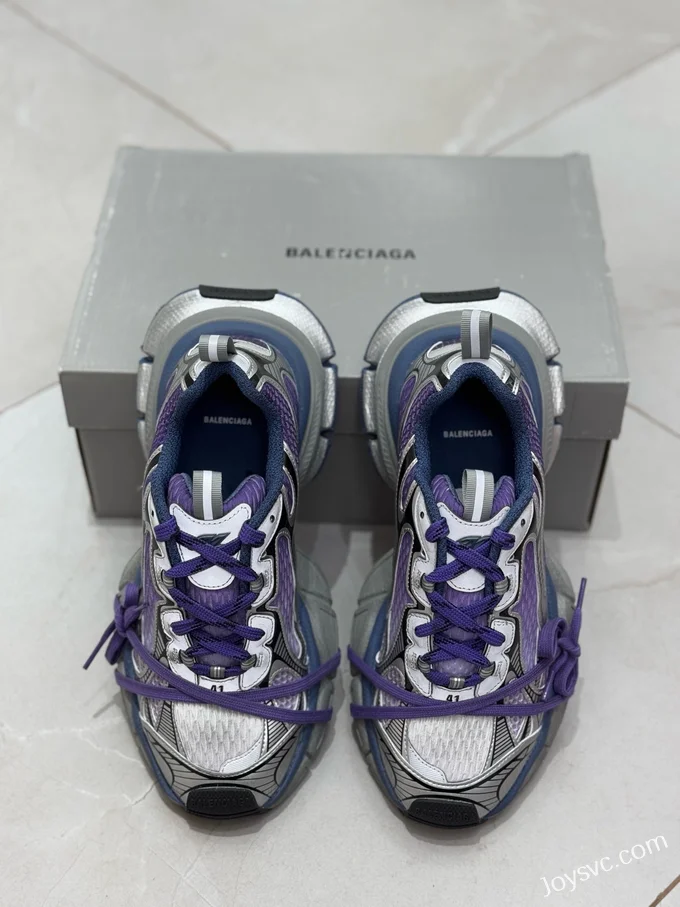 Balenciaga 3XL Grey Purple Sneakers