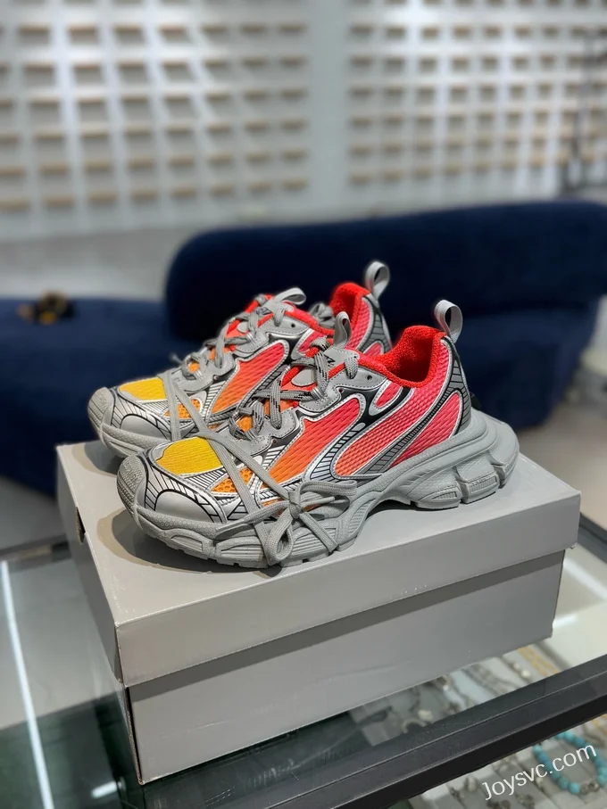 Balenciaga 3XL Flame Red Sneakers