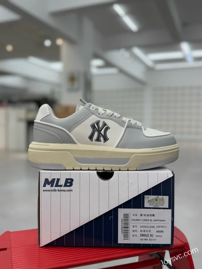 MLB Chunky Liner Grey Dad Shoes