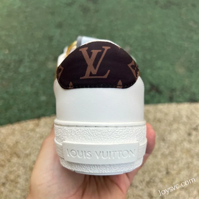 Louis Vuitton Charlie Lace-Up Low White Gold