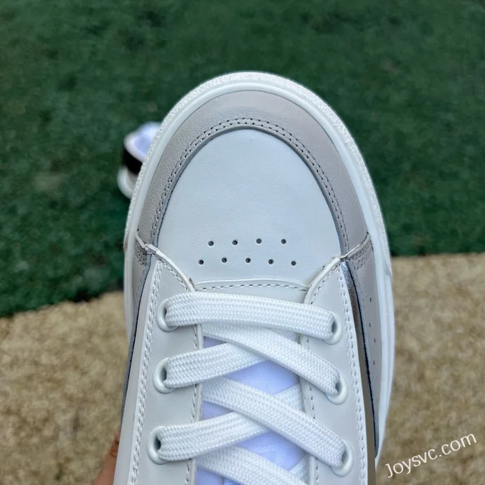 Louis Vuitton Charlie Lace-Up Low White Silver Blue