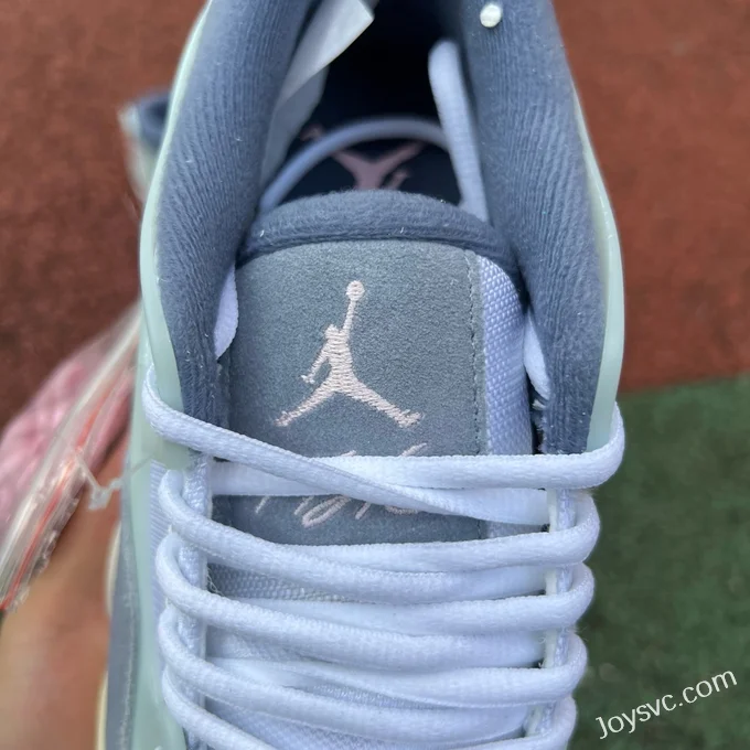 Air Jordan 4 RM FQ7939-101 Low White Blue Pink