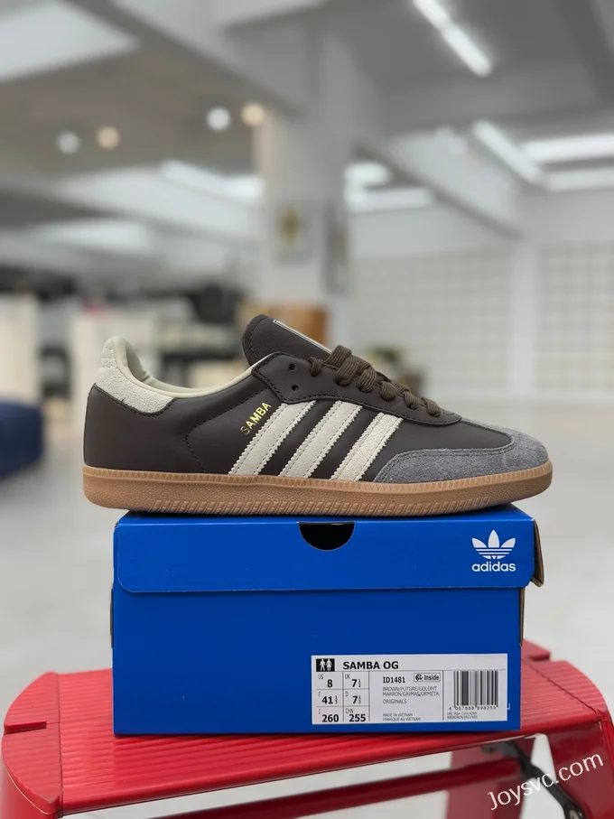 Adidas Originals Samba Sneakers, Brown ID1481