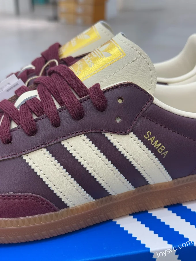 Adidas Originals Samba Sneakers, Burgundy ID0477