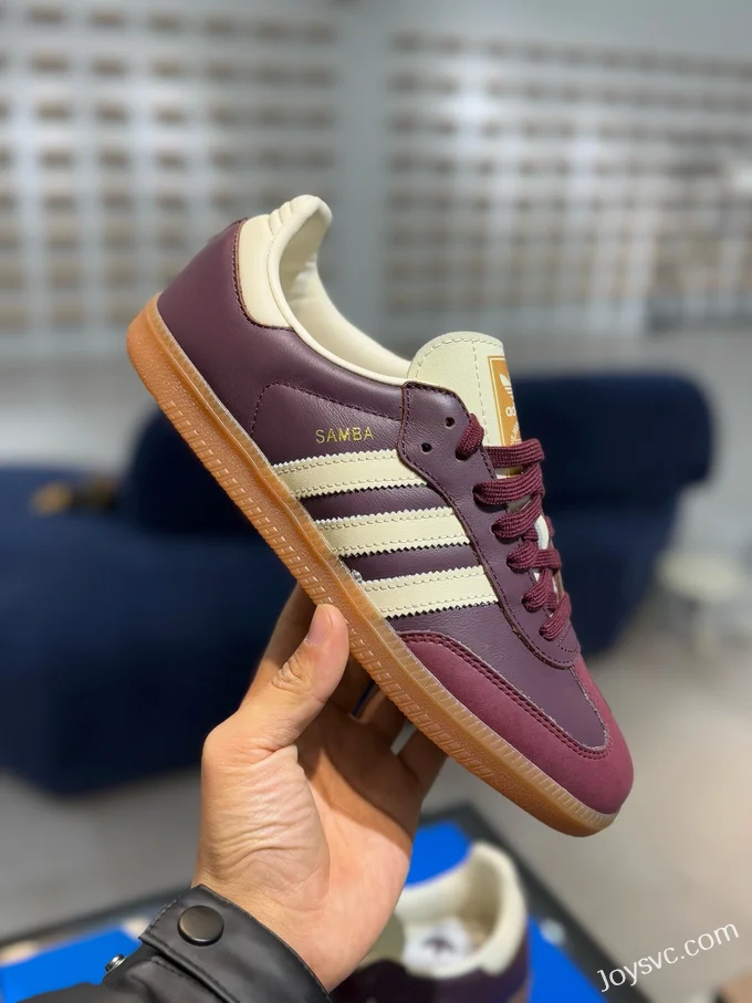 Adidas Originals Samba Sneakers, Burgundy ID0477