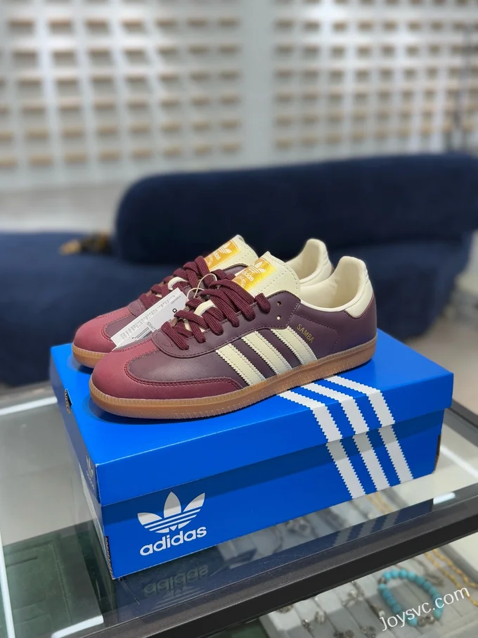 Adidas Originals Samba Sneakers, Burgundy ID0477