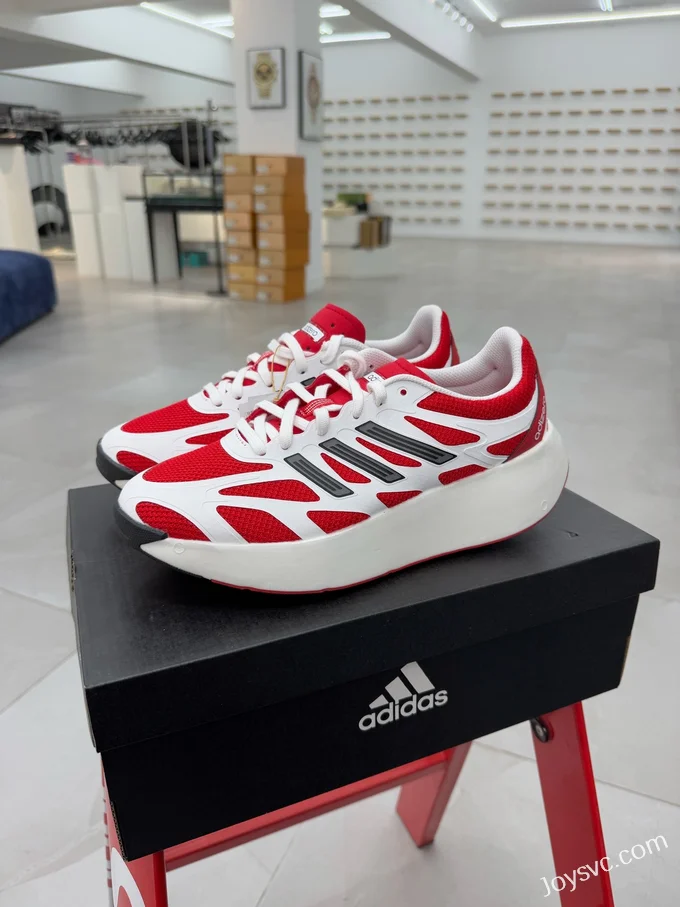 Adidas Adizero Aruku Marathon Running Shoes, Red/White JI0308