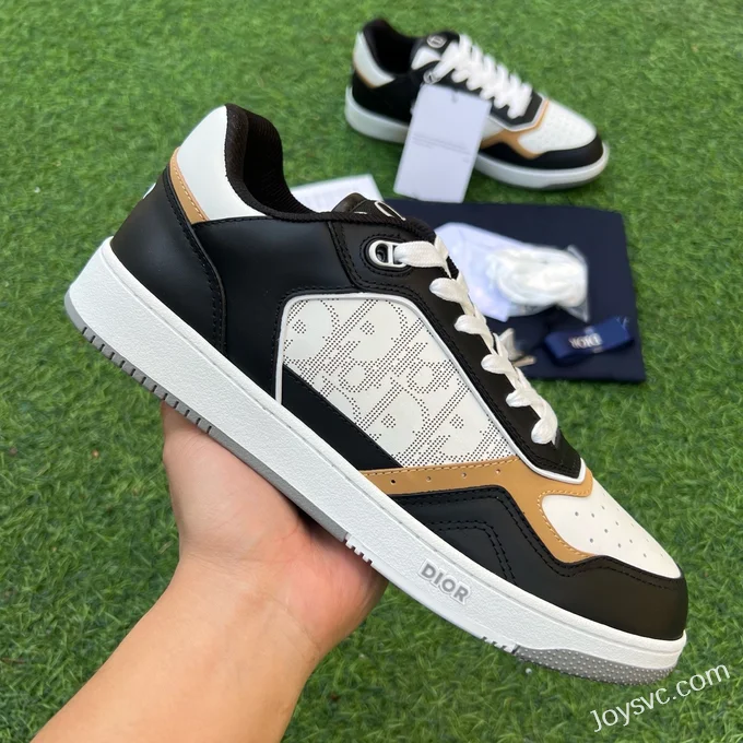 DIOR B27 Sneakers, Black/White/Brown