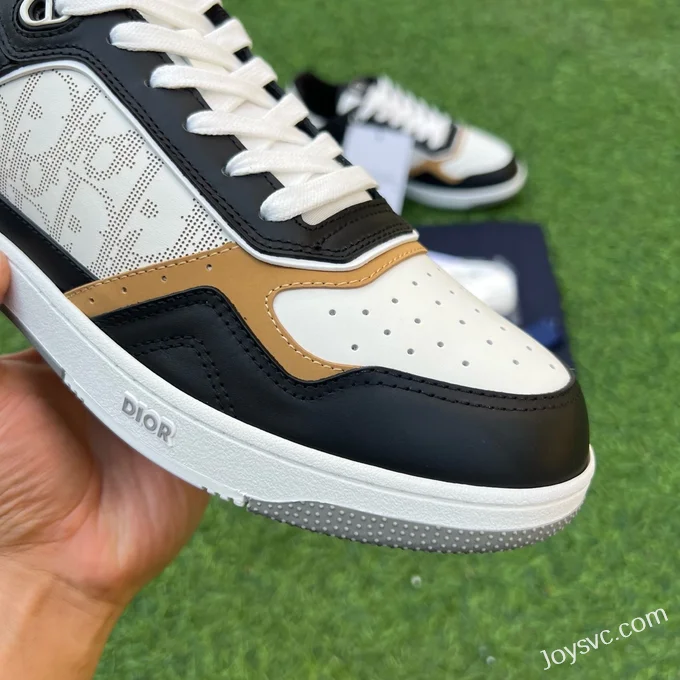 DIOR B27 Sneakers, Black/White/Brown