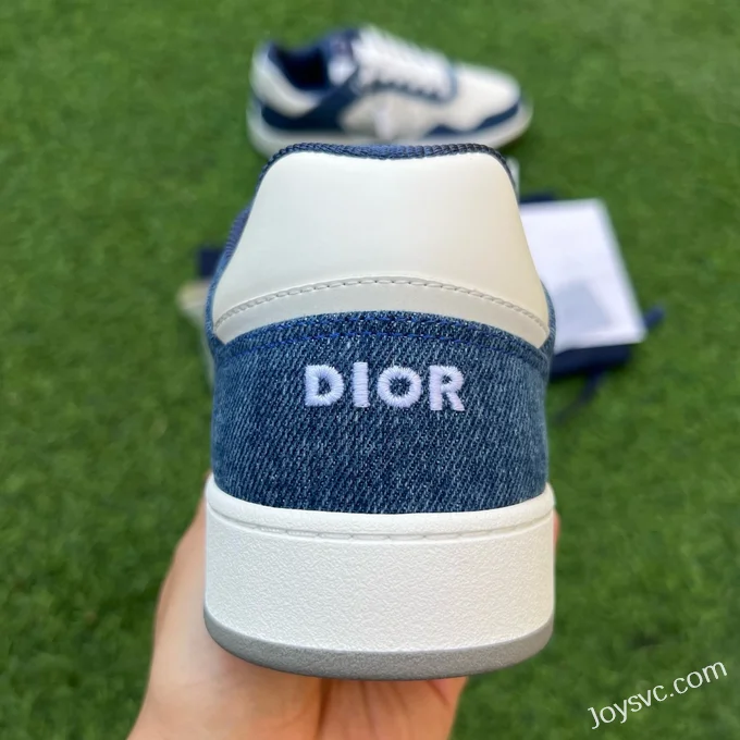 DIOR B27 Sneakers, White/Blue