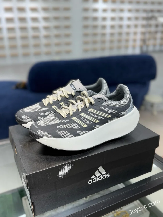 Adidas Adizero Aruku Marathon Running Shoes, Grey/White JQ7391