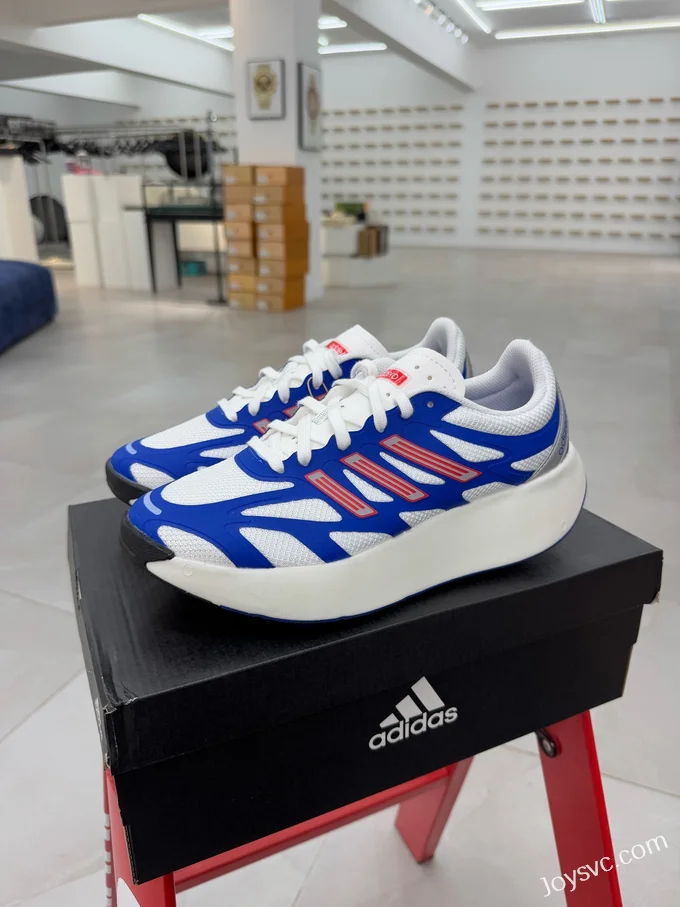 Adidas Adizero Aruku Marathon Running Shoes, White/Blue JQ7392