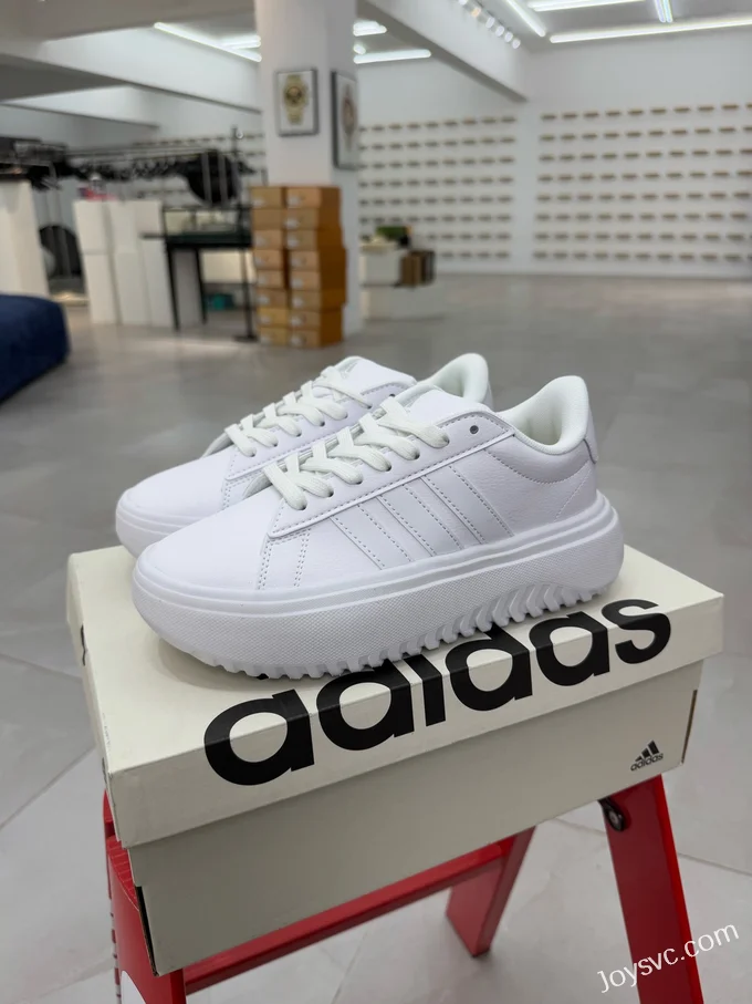 Adidas Grand Court Platform Shoes, IE1089