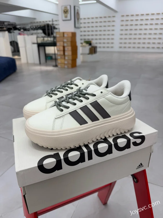 Adidas Grand Court Platform Shoes, IH2427