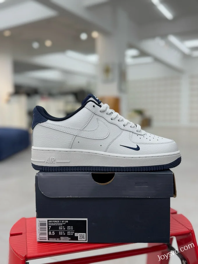 Nike Air Force 1 Low Sneakers, White/Blue HM9483-001