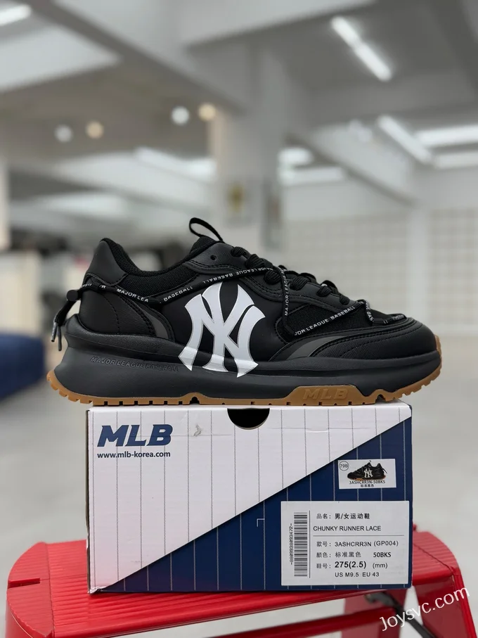 MLB Chunky Runner Shoes, Black 3ASHCRR3N (GP004)