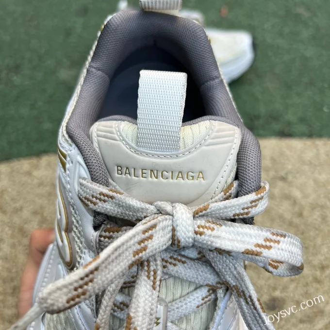 Balenciaga 6XL Sneakers, White/Gold