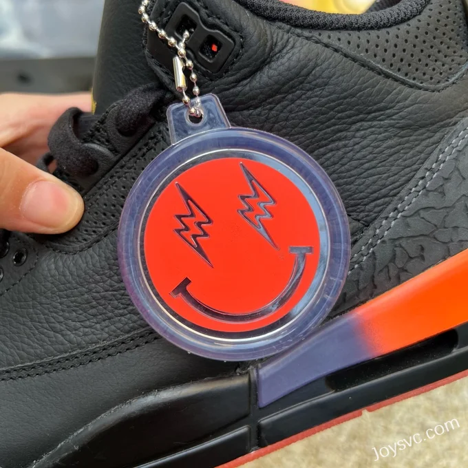 J Balvin x Air Jordan 3 Sneakers, Black FN0344-001