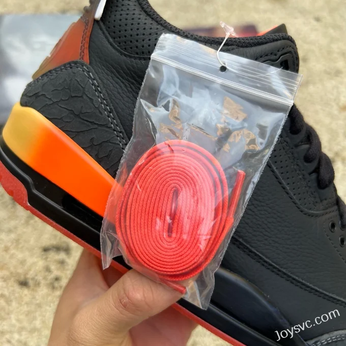 J Balvin x Air Jordan 3 Sneakers, Black FN0344-001