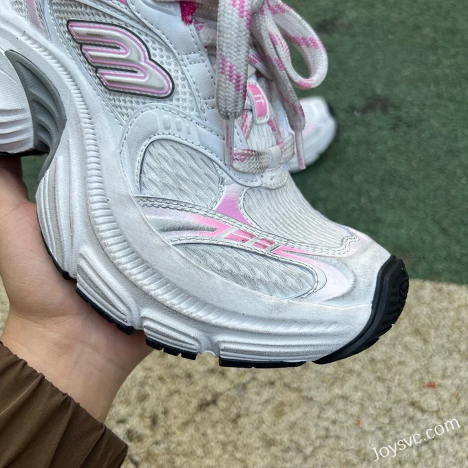 Balenciaga 6XL Sneakers, White/Pink