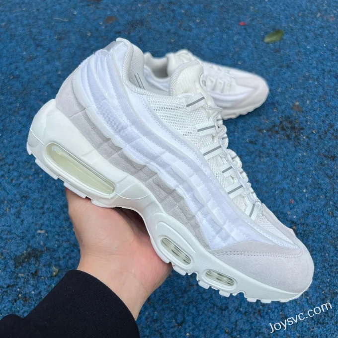 Nike Air Max 95 OG Sneakers, White/Grey CU8406