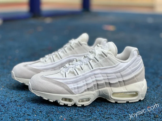 Nike Air Max 95 OG Sneakers, White/Grey CU8406