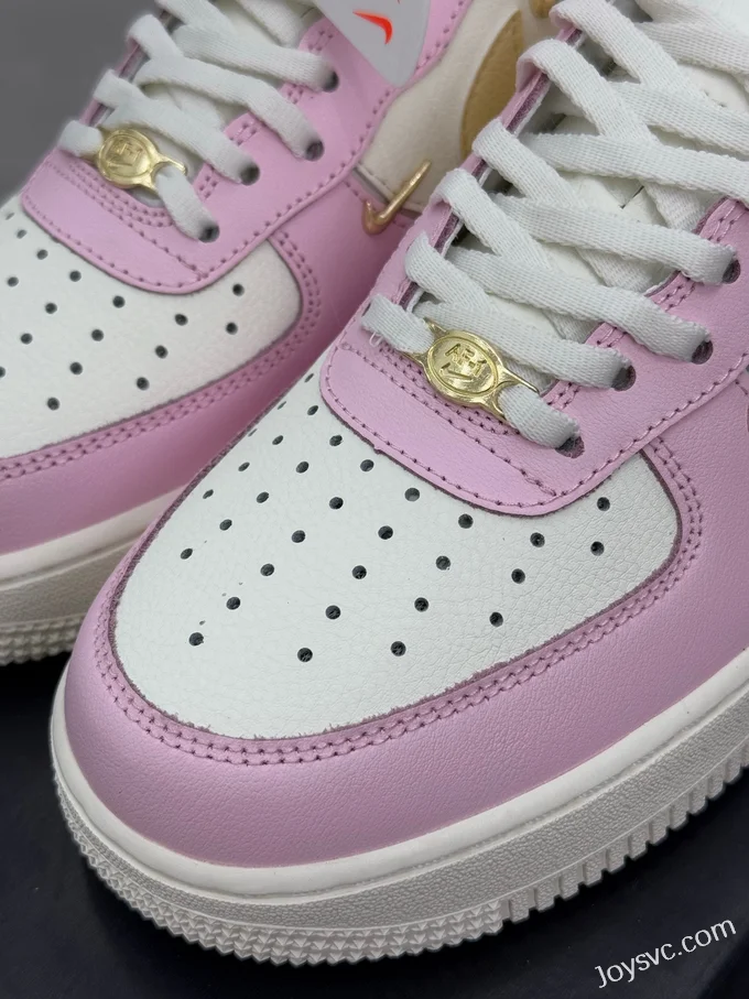 Nike Air Force 1 Low Sneakers, White/Pink IB2574-600