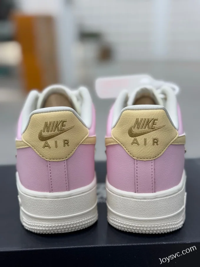 Nike Air Force 1 Low Sneakers, White/Pink IB2574-600