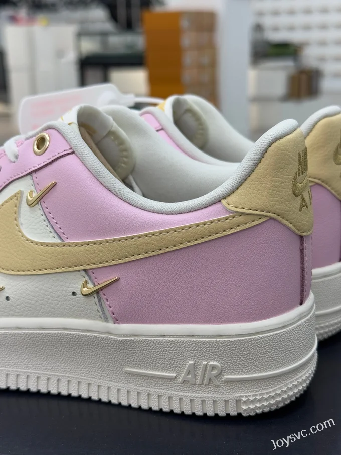 Nike Air Force 1 Low Sneakers, White/Pink IB2574-600