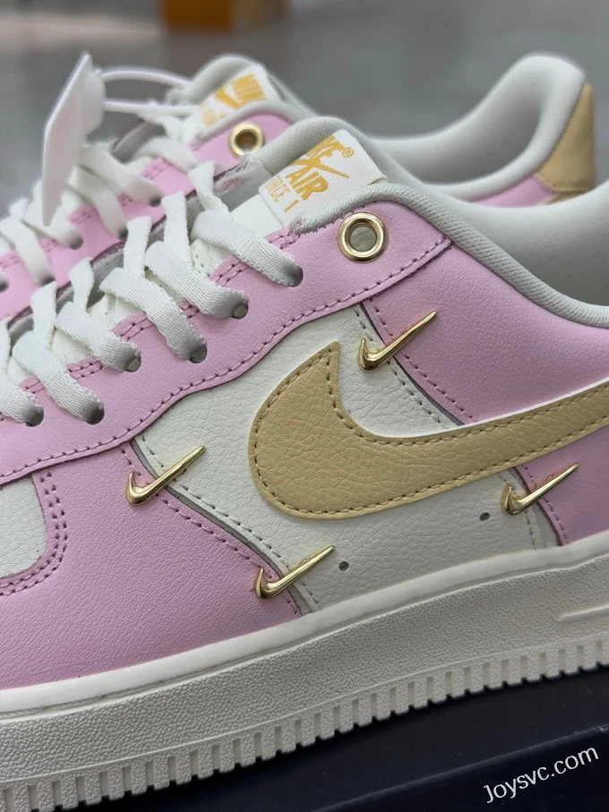 Nike Air Force 1 Low Sneakers, White/Pink IB2574-600