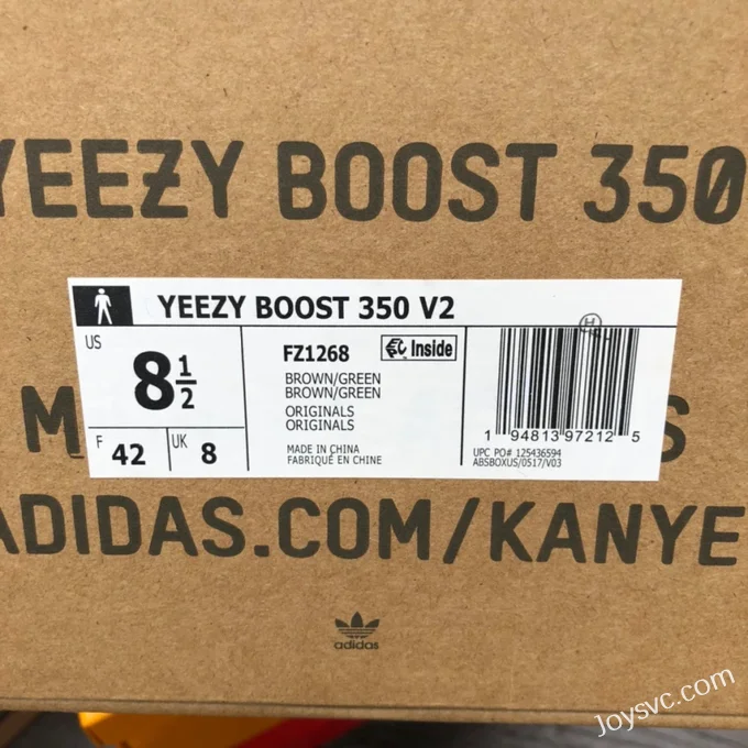 Adidas Yeezy 350 V2 Gray Green Cost-Effective Version FZ1268