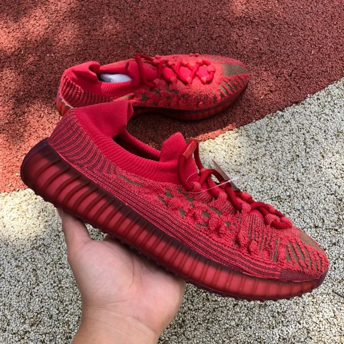 Adidas Yeezy 350 V2 CMPCT in Slate Red