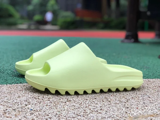 Adidas Yeezy Slide in Fluorescent Green