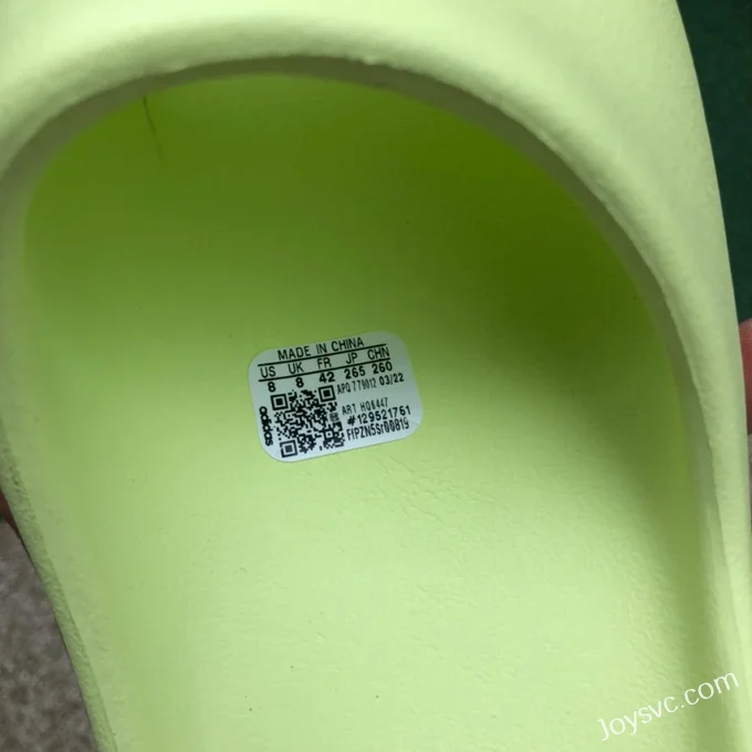 Adidas Yeezy Slide in Fluorescent Green