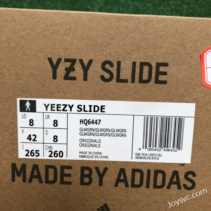 Adidas Yeezy Slide in Fluorescent Green