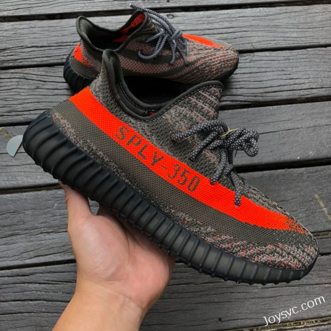 Adidas Yeezy 350 V2 Black Gray Orange HQ7045