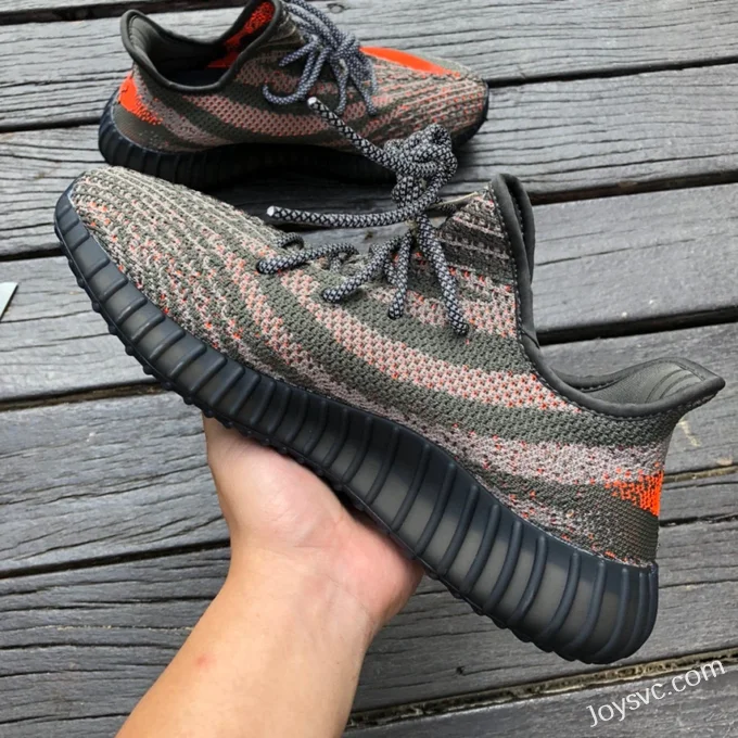 Adidas Yeezy 350 V2 Black Gray Orange HQ7045