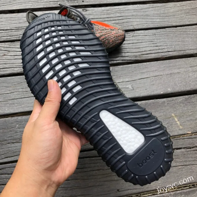 Adidas Yeezy 350 V2 Black Gray Orange HQ7045