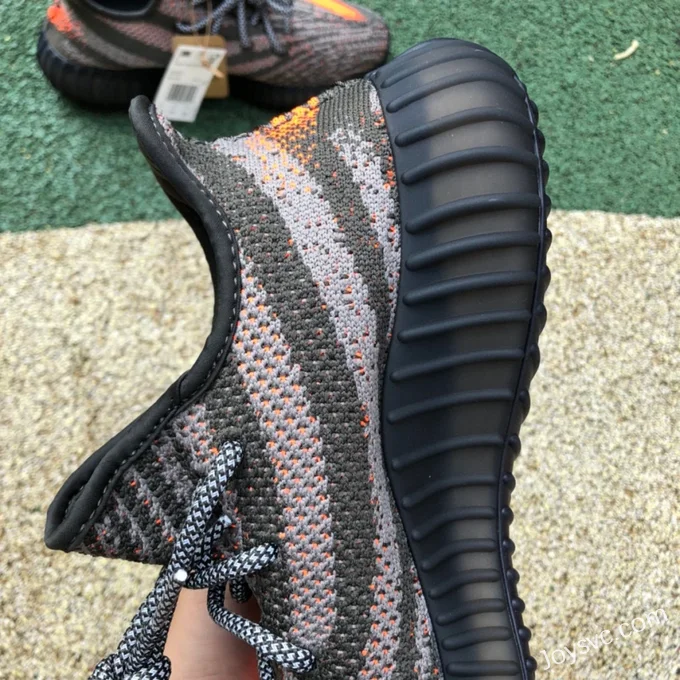 Adidas Yeezy 350 V2 Black Gray Orange Pure Original Version HQ7045