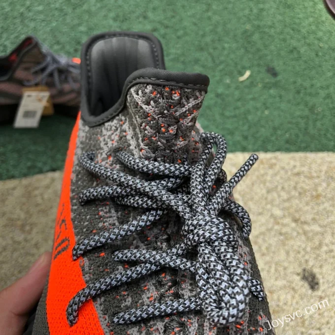 Adidas Yeezy 350 V2 Black Gray Orange Pure Original Version HQ7045