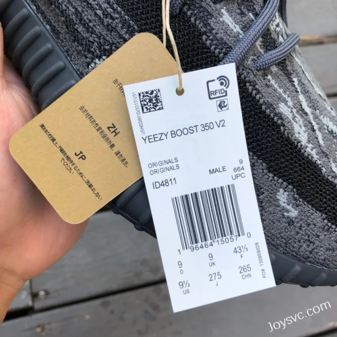 Adidas Yeezy 350 V2 Black Gray Orange Cost-Effective Version ID4811