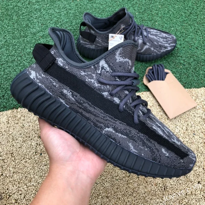 Adidas Yeezy 350 V2 Black Gray Orange Pure Original Version ID4811